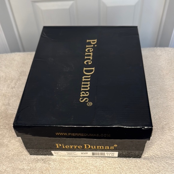 NIB Pierre Dumas Black Ankle Boots with Pointed Toe - Picture 11 of 11